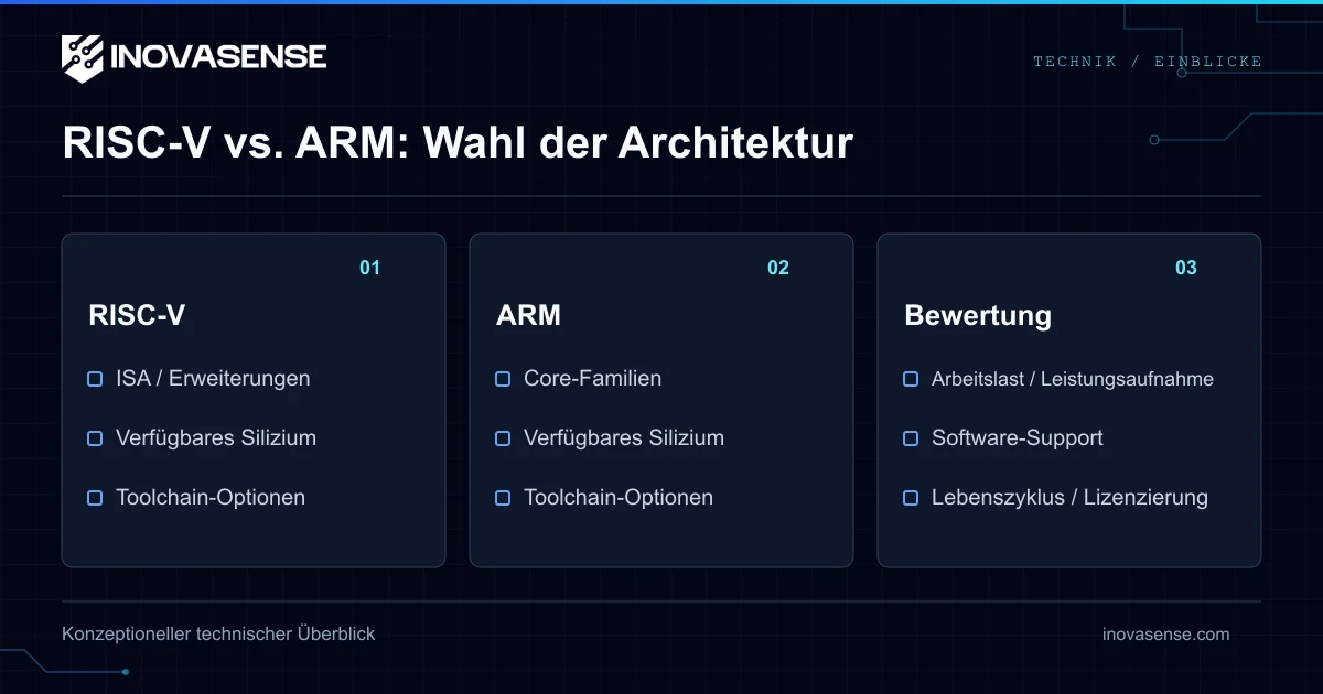 RISC-V vs. ARM: Architekturen für eingebettete Systeme