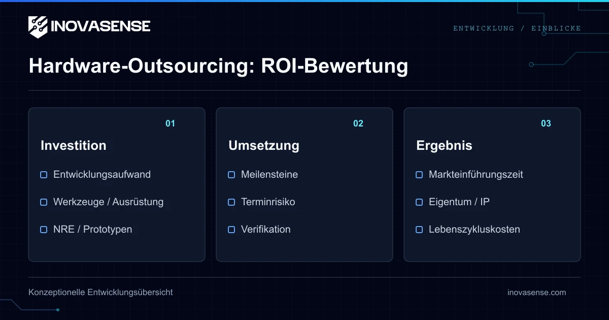 ROI bei ausgelagerter Hardwareentwicklung: Kostenanalyse 2026